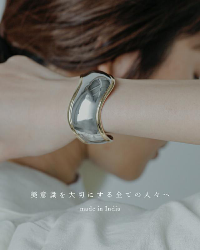 JAMIRAY ジャミレイ ウェービー シルバー バングル WAVY SILVER BANGLE 254-270123 レディース 春夏