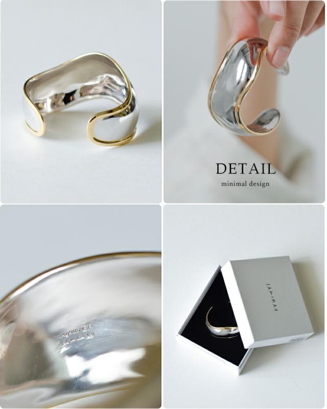 JAMIRAY ジャミレイ ウェービー シルバー バングル WAVY SILVER BANGLE 254-270123 レディース 春夏