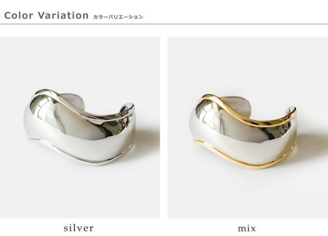 JAMIRAY ジャミレイ ウェービー シルバー バングル WAVY SILVER BANGLE 254-270123 レディース 春夏