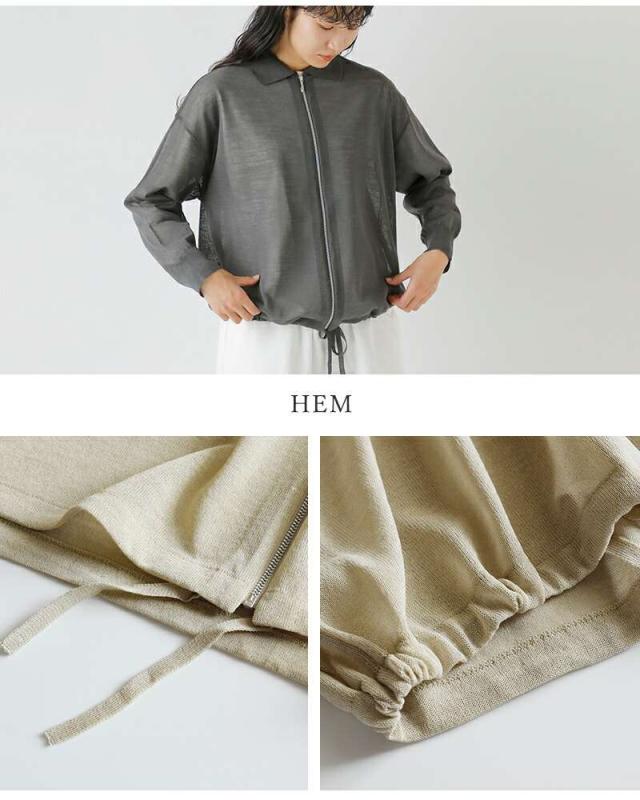 30%OFF エマキュレイト カーディガン EMMACULATE ウールシアー 襟付き