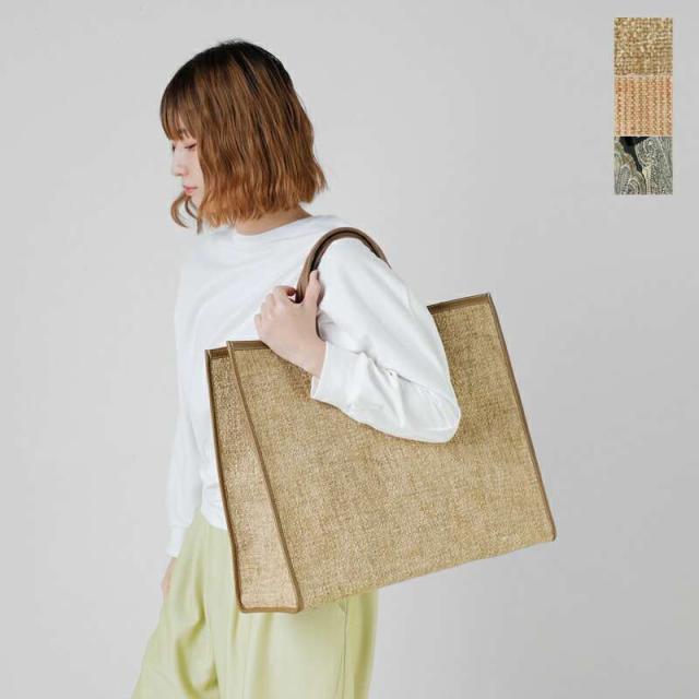 ア ヴァケーション トートバッグ A VACATION  ビッグ スクエア トートバッグ “TANK” 25ss-a1  クーポン対象