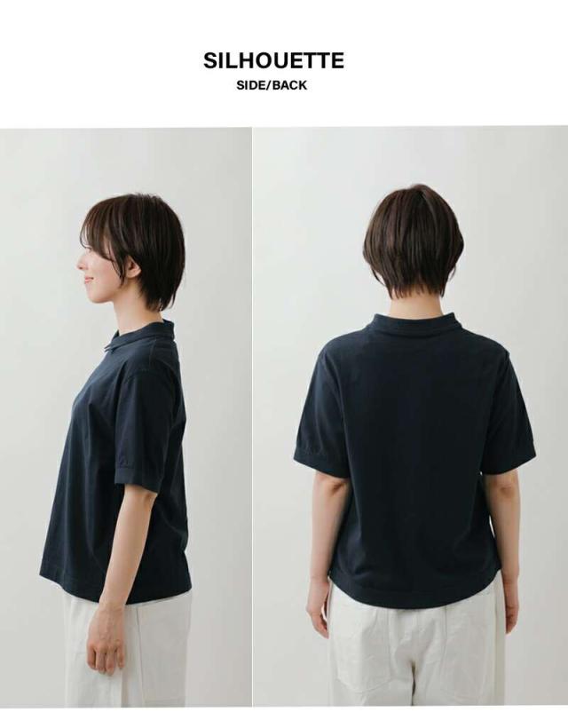 ファブリケ アン プラネテール Tシャツ fabrique en planete terre コットン ショートスリーブ ポロ Tシャツ 261-001_11