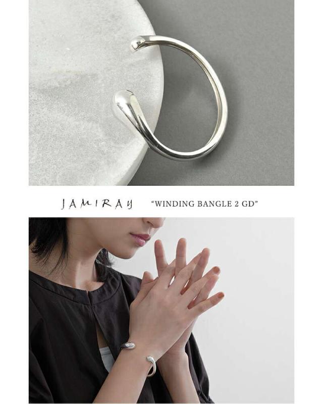 ジャミレイ バングル JAMIRAY ワインディング ゴールド バングル “WINDING BANGLE 2 GD” 244-270109 クーポン対象_10