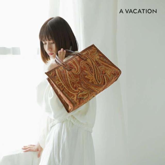 ア ヴァケーション ショルダーバッグ A VACATION カウレザー ハンドル 