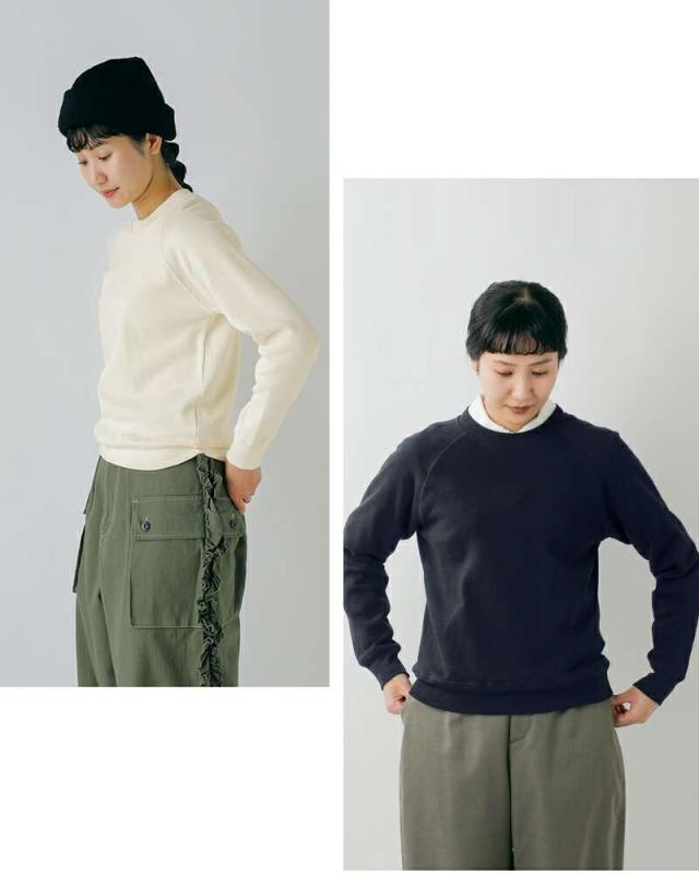 GICIPI ジチピ  ぺザンテ コットン クルーネック ミラノリブ ラグランスリーブ ニットソー “Tartufo” 2517a-yo 2025aw新作 レディース ☆☆ クーポン対象