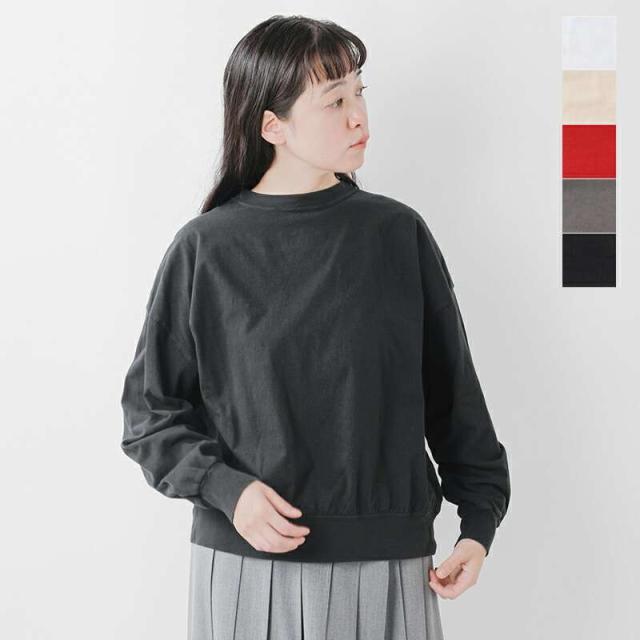 ファブリケ アン プラネテール Tシャツ fabrique en planete terre  コットン オーバーサイズ 長袖 プルオーバー 252-018  クーポン対象