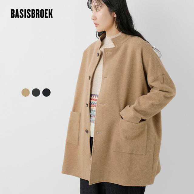 Basisbroek バージスブルック  ウール 起毛 スリークォーター コート “DENEEN” 25213d レディース 2025aw新作 クーポン対象