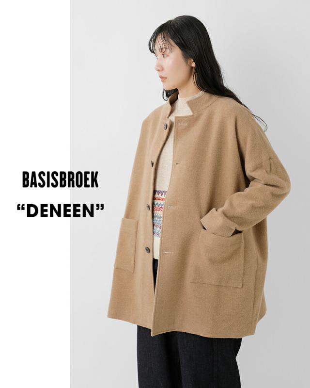 Basisbroek バージスブルック  ウール 起毛 スリークォーター コート “DENEEN” 25213d レディース 2025aw新作 クーポン対象