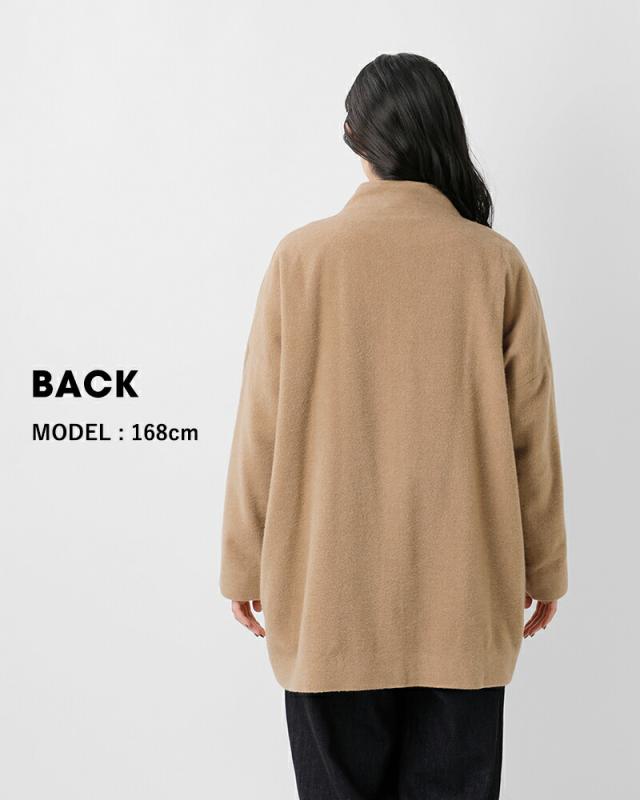 Basisbroek バージスブルック  ウール 起毛 スリークォーター コート “DENEEN” 25213d レディース 2025aw新作 クーポン対象