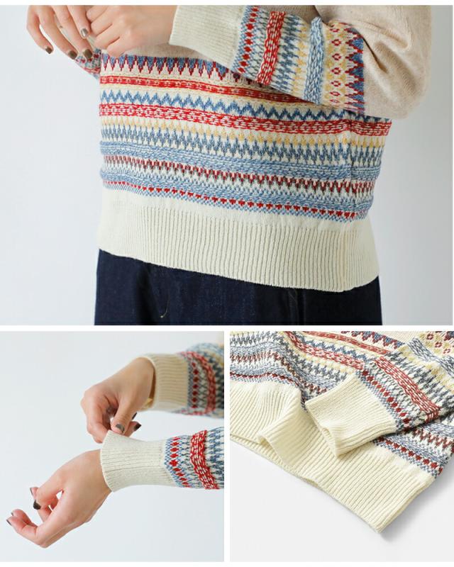 ASEEDONCLOUD アシードンクラウド  セイヤコウ ジャガード プルオーバー “Seiyako jacquard po” 252806 レディース 2025aw新作 クーポン対象