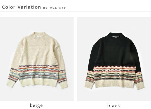 ASEEDONCLOUD アシードンクラウド  セイヤコウ ジャガード プルオーバー “Seiyako jacquard po” 252806 レディース 2025aw新作 クーポン対象