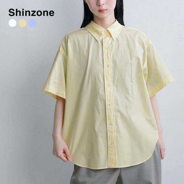 Shinzone シンゾーン コットン ハーフスリーブ ダディシャツ HALF SLEEVE DADDY SHIRT 25mmsbl06 レディース