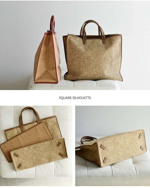 ア ヴァケーション トートバッグ A VACATION  ビッグ スクエア トートバッグ “TANK” 25ss-a1  クーポン対象