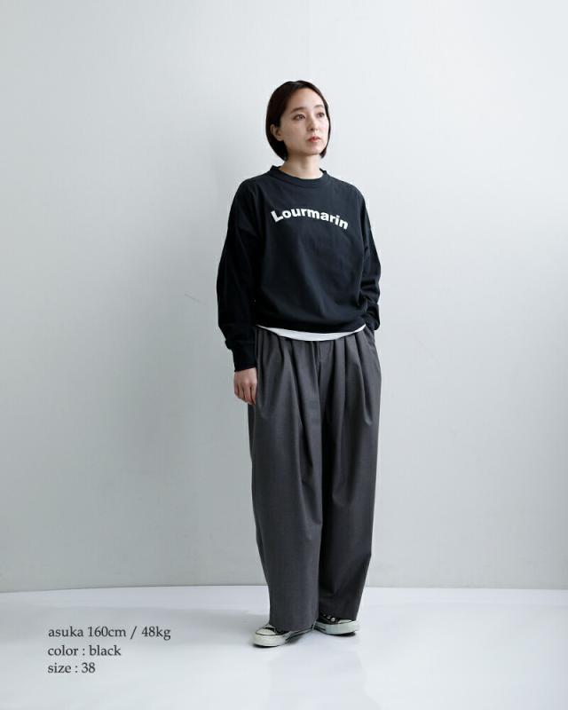 fabrique en planete terre ファブリケ アン プラネテール コットン プリント オーバーサイズ 長袖Tシャツ 261-017 レディース 春夏_2