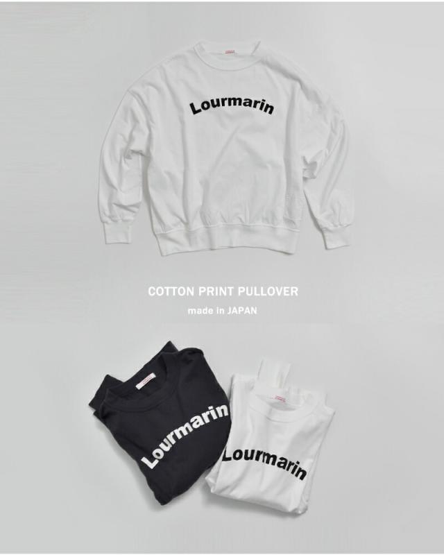 fabrique en planete terre ファブリケ アン プラネテール コットン プリント オーバーサイズ 長袖Tシャツ 261-017 レディース 春夏_5