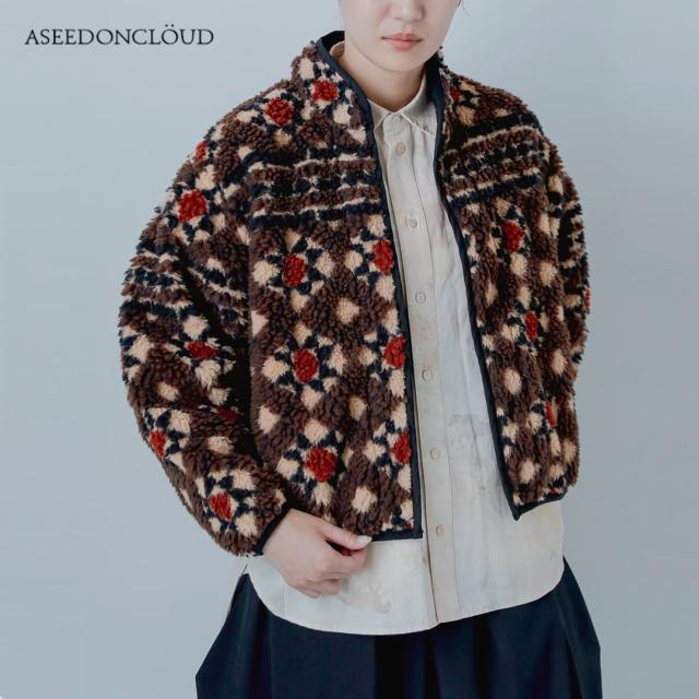 [2026aw新作]ASEEDONCLOUD アシードンクラウド ステーションフロアパターン ブルゾン Station floor pattern blouson 262809 レディース 秋冬