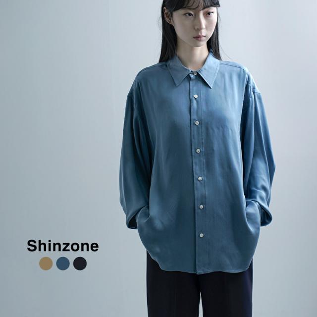 Shinzone シンゾーン シルキー キュプラ シャツ SILKY CUPRA SHIRT 26smsbl13 レディース  春夏