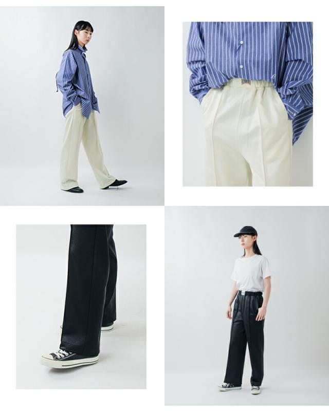 Shinzone シンゾーン ブライトジャージー ワイド イージーパンツ BRIGHT TRACK PANTS 26smspa04 レディース 2026ss新作 春夏 クーポン対象_10