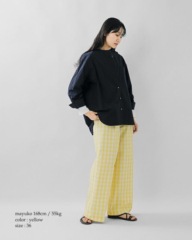 Shinzone シンゾーン ギンガム チェック パンツ GINGHAM CHECK PANTS 26smspa05 レディース 春夏_2