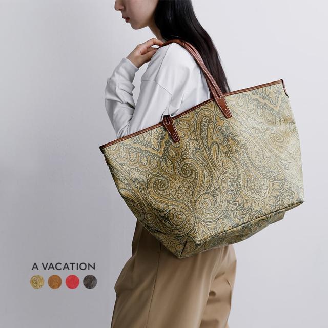 A VACATION ア ヴァケーション  ペイズリー トート バッグ ROAM 26ss-a116 レディース  春夏