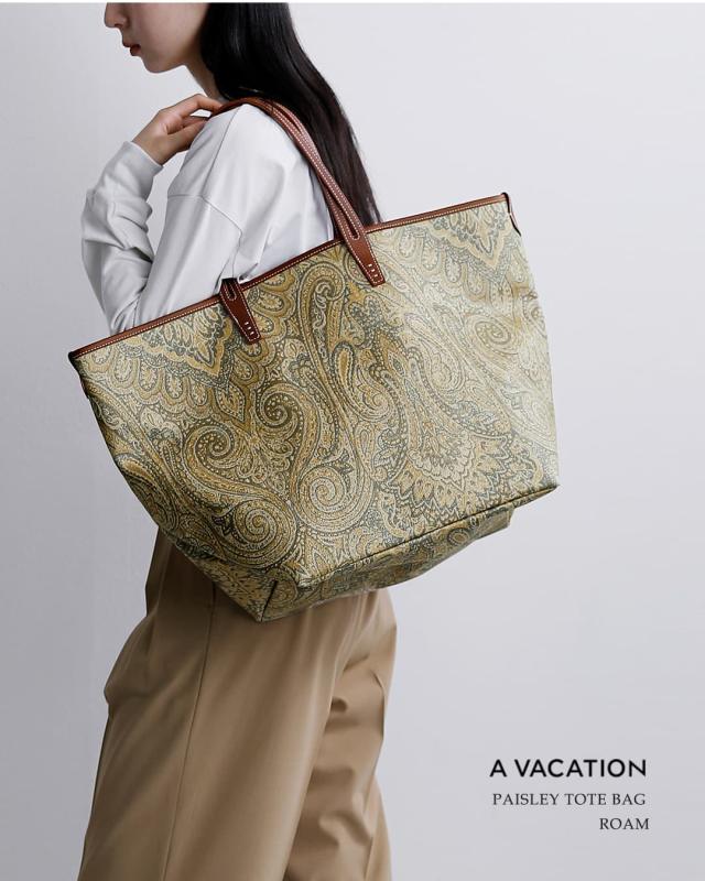 A VACATION ア ヴァケーション  ペイズリー トート バッグ ROAM 26ss-a116 レディース  春夏_13