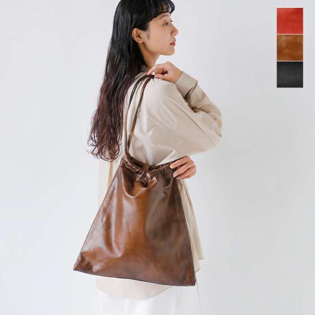 ジョンウッドブリッジアンドサンズメーカーズ ボストンバッグ John Woodbridge & Sons Makers  ヴィンテージ レザー 2way ドローストリング バッグ 2waydstringbag  クーポン対象