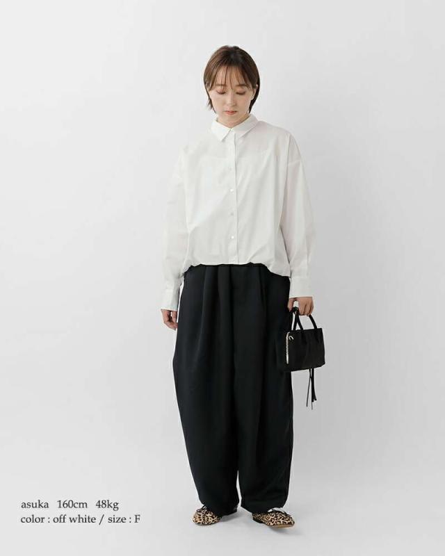 20%OFF ミズイロインド ブラウス mizuiro ind コットン バルーン