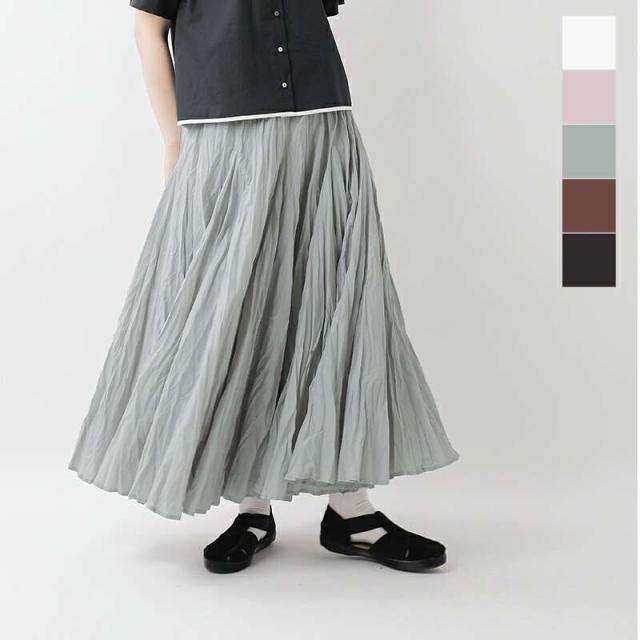 ミズイロインド スカート mizuiro ind コットン ローン ボリューム