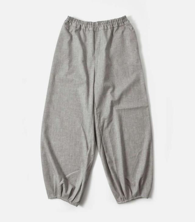 mizuiro ind ミズイロインド タック ヘム コクーン パンツ 3-260071-fn