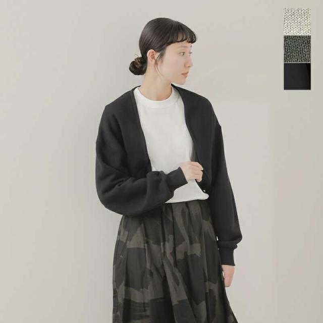 ハバーサック カーディガン HAVERSACK  コットン アズマ裏毛 ドルマン ボレロ 312521  クーポン対象