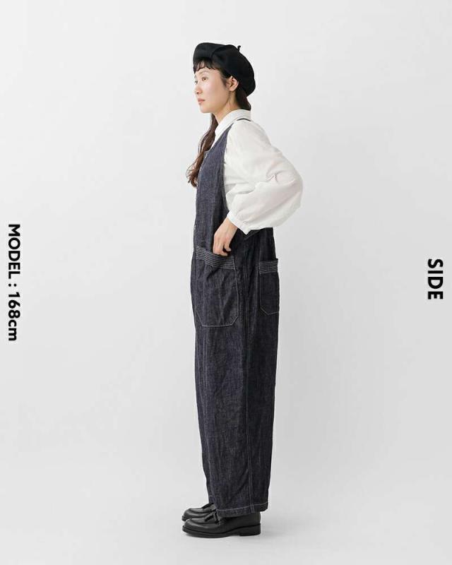 ディーエムジー ブロカント オールインワン サロペット DMG Brocante コットン トラバイユ サロペット 33-0383d-0384x-mn新作 レディース ディーエムジー ブロカント オールインワン サロペット DMG Brocante