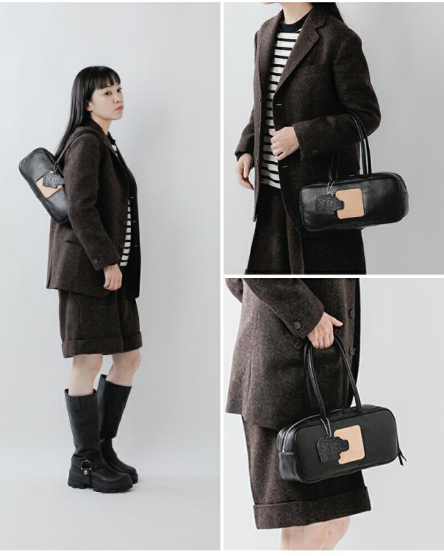 サイ ハンドバッグ Scye ソフトレザーパファー ミニボストンバッグ “Soft Leather Puffer Mini Boston Bag B” 3325-13361 クーポン対象_9