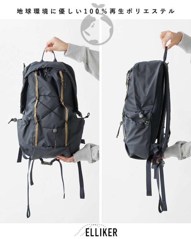 エリカー バックパック リュック ELLIKER  防水 ジップ トップ バックパック 22L “Kiln” 34000  クーポン対象