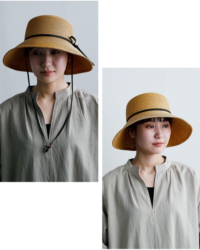 Chapeaugraphy シャポーグラフィー ペーパーブレード キャペリンハット 50127 レディース 2026ss新作 春夏 クーポン対象