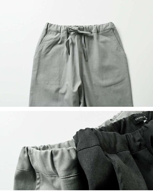 トラバイユマニュアル TRAVAIL MANUEL T Cツイル ペグ パンツ 5021