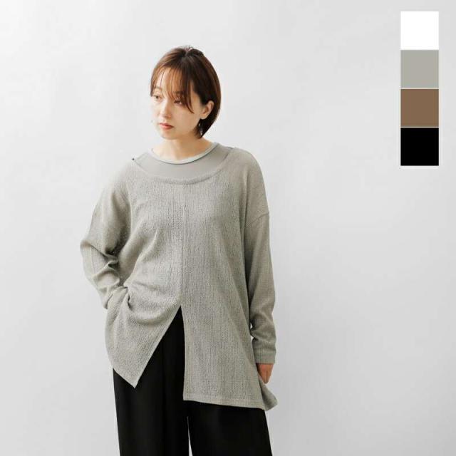 リネン100% 涼やかな着心地を。JURGEN LEHL シアーニットチュニック