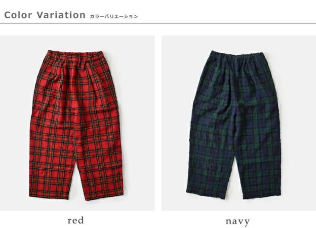 TRAVAIL MANUEL トラバイユマニュアル ウール コットン タータン