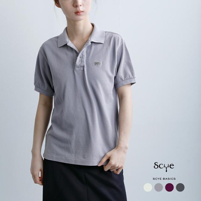 SCYE BASICS サイベーシックス コットン ピケ ポロシャツ Cotton Pique Polo Shirt 5226-21702 レディース  春夏
