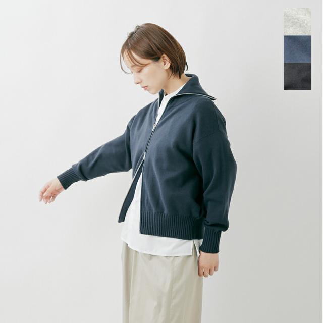 mao made マオメイド  コットン ミラノリブ ダブルジップ ジャケット 541113-yo 2025aw新作 レディース ☆☆ クーポン対象