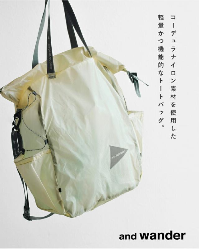 and wander アンドワンダー シル トートバッグ sil tote bag 574-5975212 2026ss新作 春夏 ユニセックス クーポン対象_5