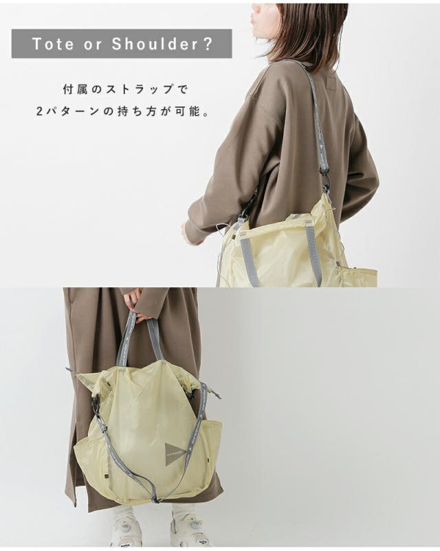 and wander アンドワンダー シル トートバッグ sil tote bag 574-5975212 2026ss新作 春夏 ユニセックス クーポン対象_7