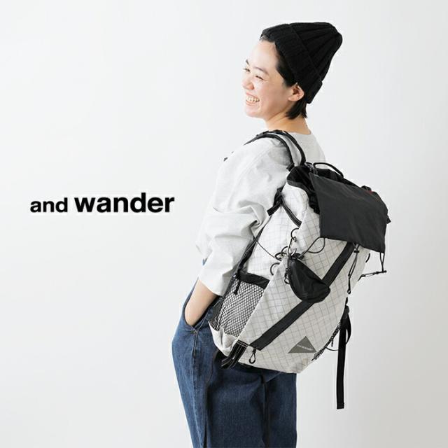 and wander アンドワンダー エコパック 30L バックパック リュック ECOPAK 30L backpack 574-5975202 2026ss新作 春夏 ユニセックス クーポン対象_1