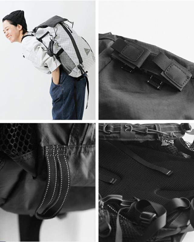 and wander アンドワンダー エコパック 30L バックパック リュック ECOPAK 30L backpack 574-5975202 2026ss新作 春夏 ユニセックス クーポン対象_10