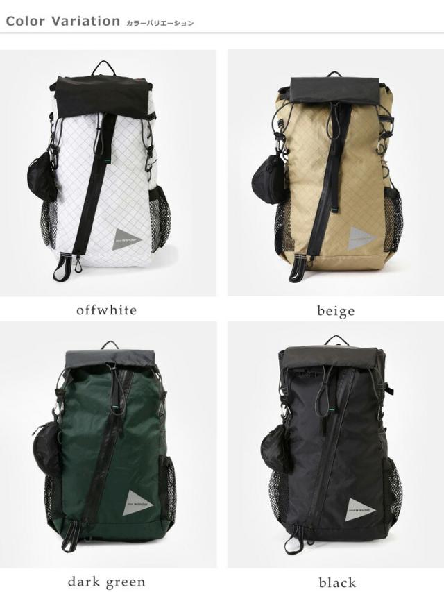 and wander アンドワンダー エコパック 30L バックパック リュック ECOPAK 30L backpack 574-5975202 2026ss新作 春夏 ユニセックス クーポン対象_14