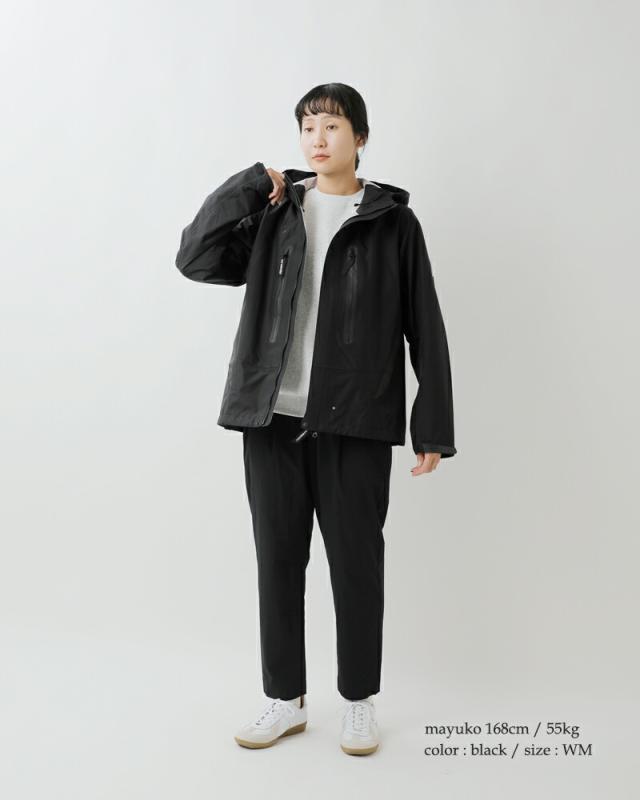 and wander アンドワンダー ハイカー レイン ジャケット “2.5L hiker rain jacket” 574-5911003-ms 2025aw新作  レディース クーポン対象