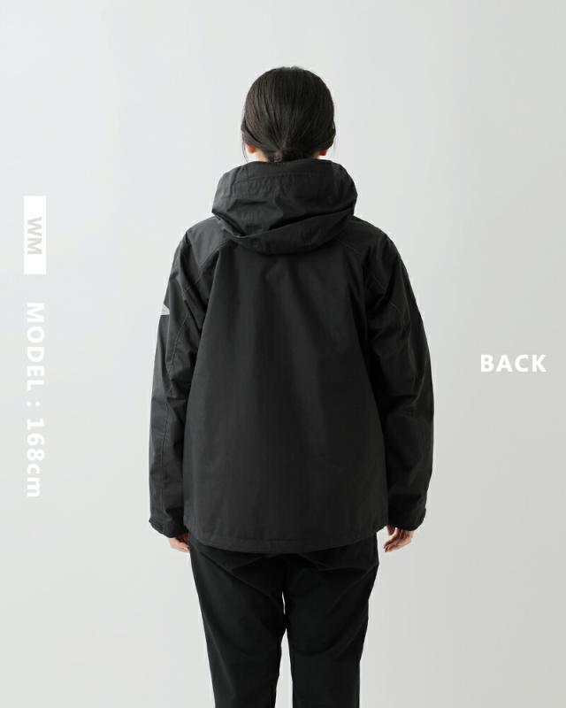 and wander アンドワンダー ハイカー レイン ジャケット “2.5L hiker rain jacket” 574-5911003-ms 2025aw新作  レディース クーポン対象