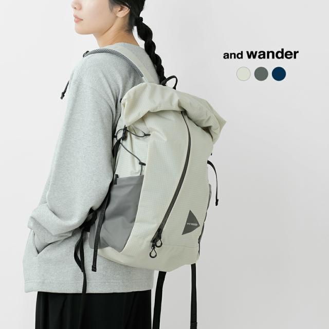 and wander アンドワンダー  オーシャンリップ 25L バックパック リュック  “ocean rip 25l backpack” 574-5975116 ユニセックス 2025aw新作 クーポン対象