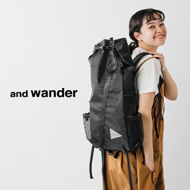 and wander アンドワンダー エコパック 18L バックパック ECOPAK 18L backpack 574-5975115 ユニセックス 2026ss新作 春夏 クーポン対象_1