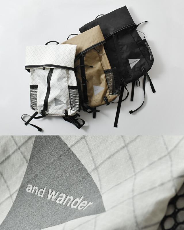 and wander アンドワンダー エコパック 18L バックパック ECOPAK 18L backpack 574-5975115 ユニセックス 2026ss新作 春夏 クーポン対象_6