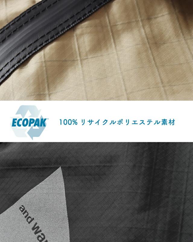 and wander アンドワンダー エコパック 18L バックパック ECOPAK 18L backpack 574-5975115 ユニセックス 2026ss新作 春夏 クーポン対象_7